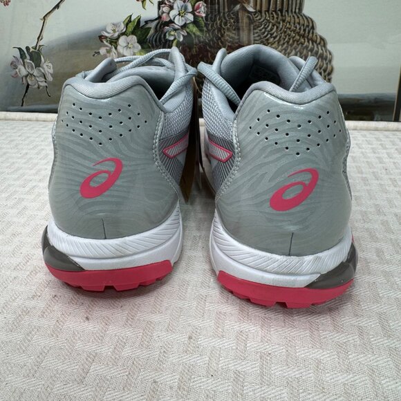 Asics Gel Contend 7 Womens Running Shoes Size 9.5 Silver & Pink - Picture 4 of 8